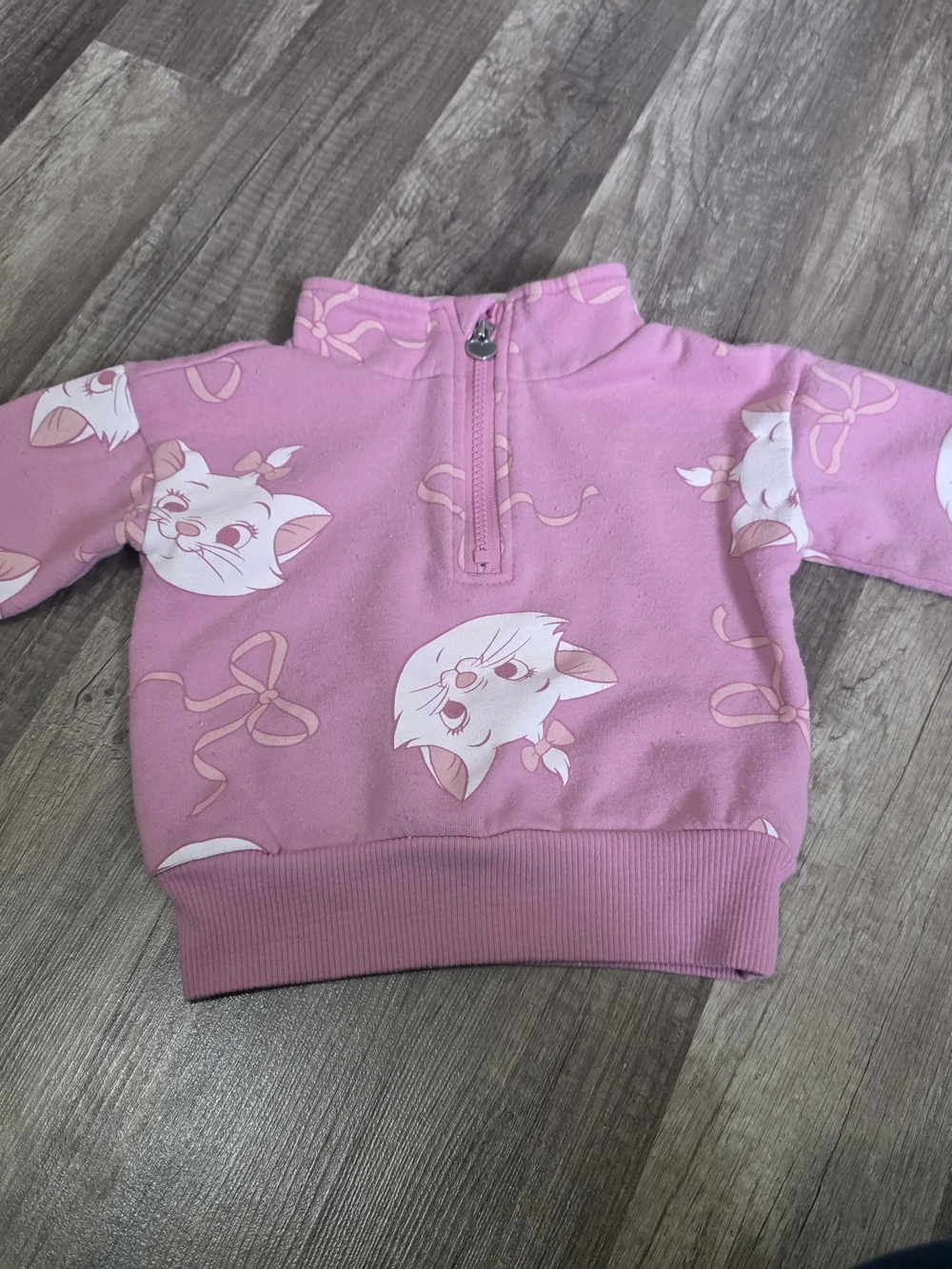 Disney Pink & White Marie Cat Hoodie